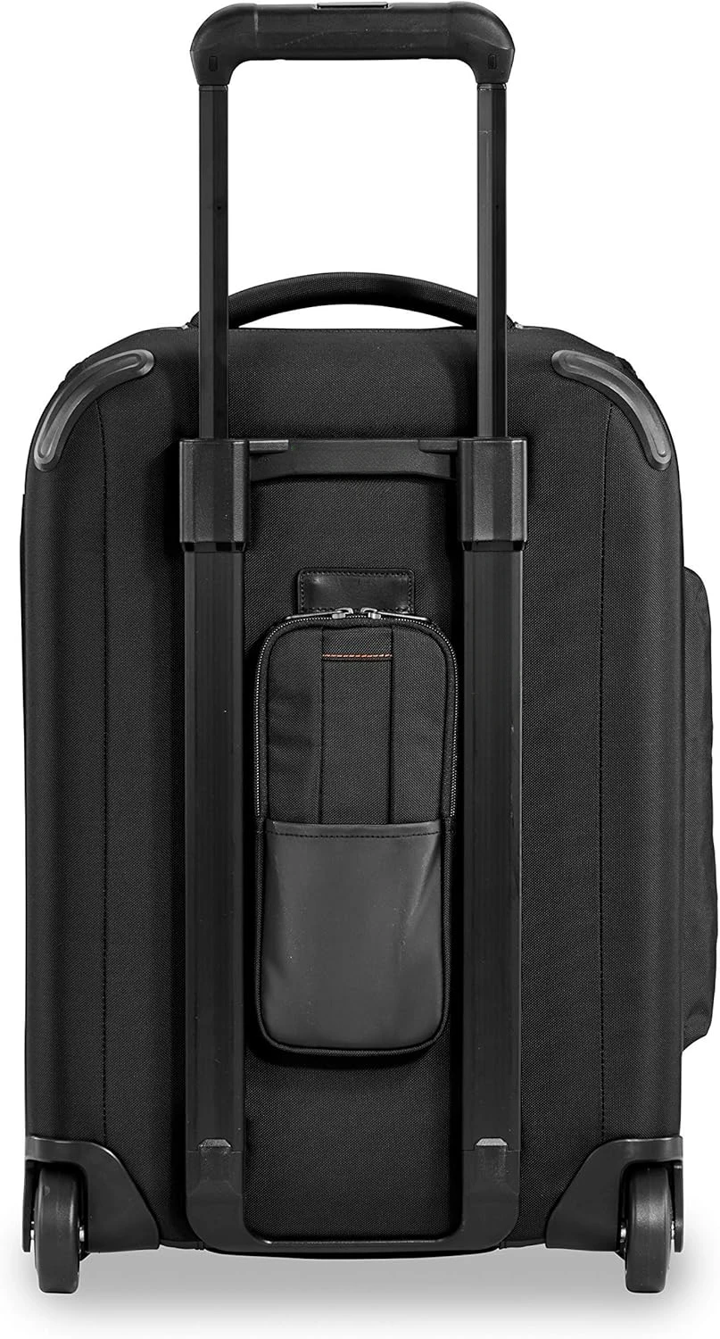 ZDX Upright Rolling Duffel Bag, Black, Carry-On 21-Inch