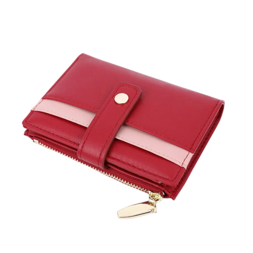 1Pcs Chic Women's Crossbody Coin Purse with Large Capacity for Cards Cash Coins Receipts Stylish PU Foldable Wallet for Daily