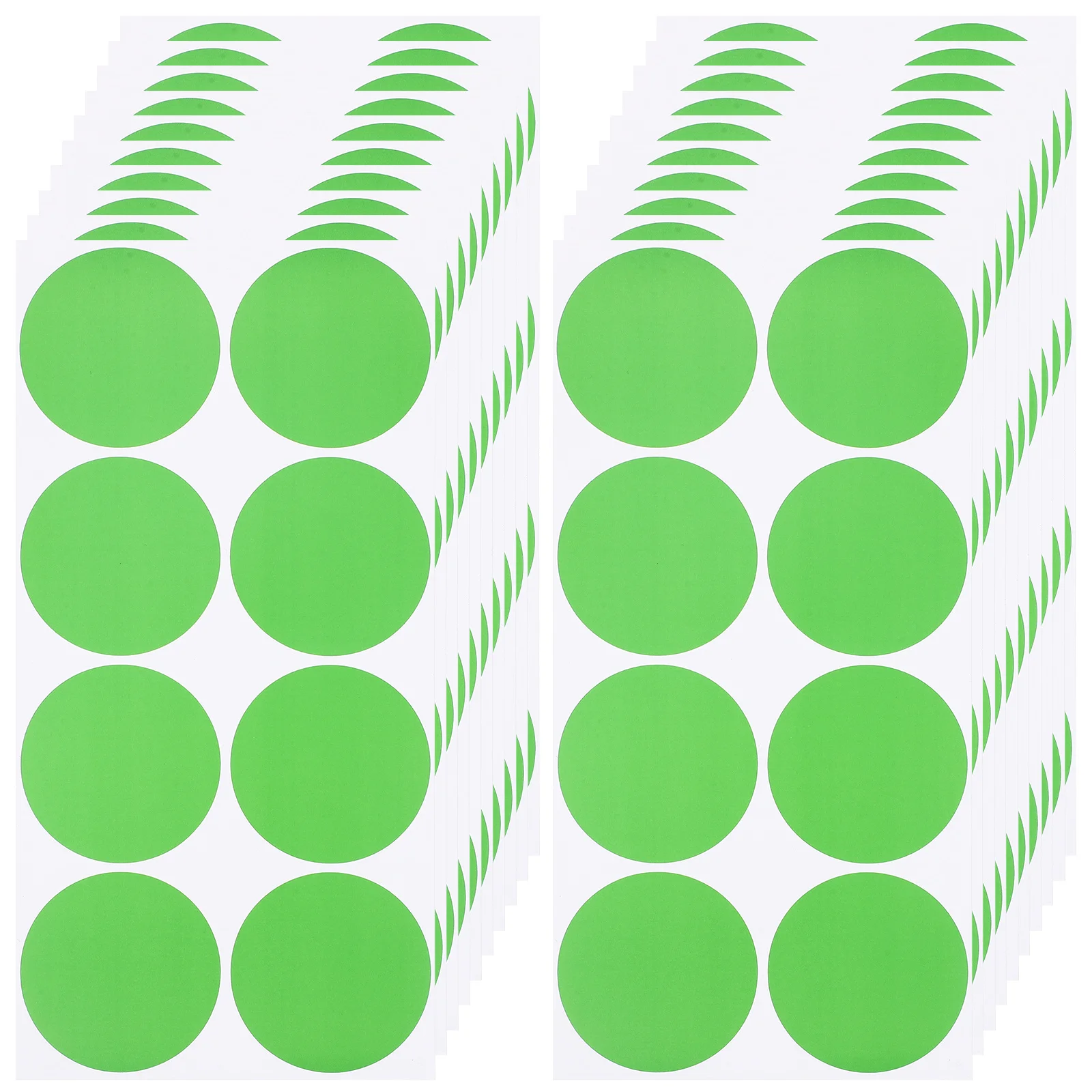 20pcs Colorful Dot Stickers Adhesive Round Labels For Home School Office Jars Bottles Organization Reusable Pvc Labeling