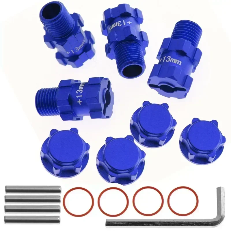 Adaptador hexagonal de rueda de Metal de 14mm a 17mm para 1/10 ARRMA 3S SENTON VORTEKS Typhon Big Rock Granito RC piezas de mejora de coche