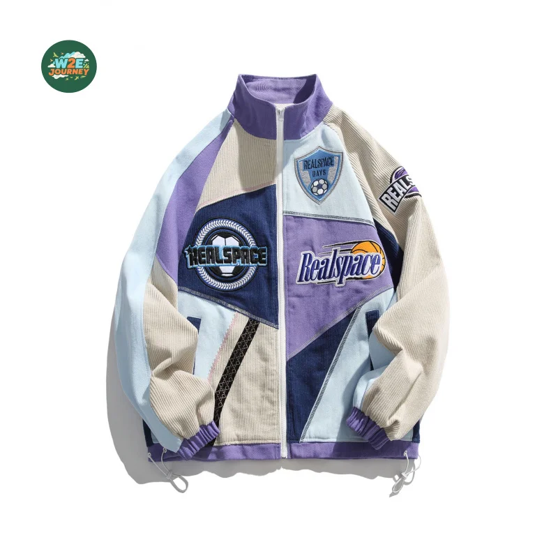 

W2EJOURNEY Top Quality EU US Size Men and Women Outdoor Street Sports Fashion Jacket Vintage Loose Street Trend Casual Jacket