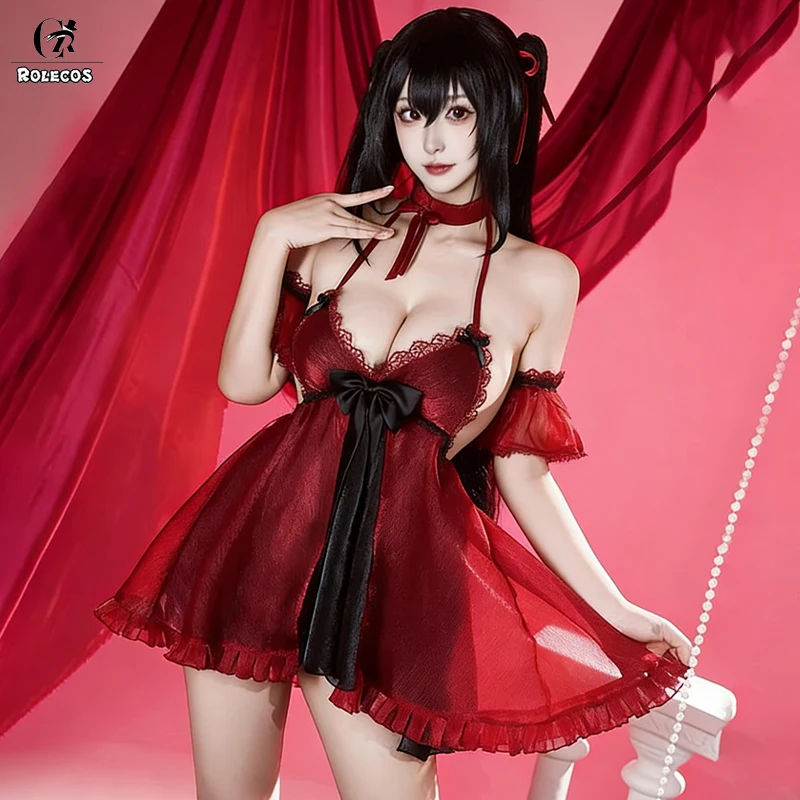 ROLECOS Game Azur Lane IJN Taihou Cosplay Costume Nightgown Roleplay Women Sexy Dress Halloween Party Carnival Uniform