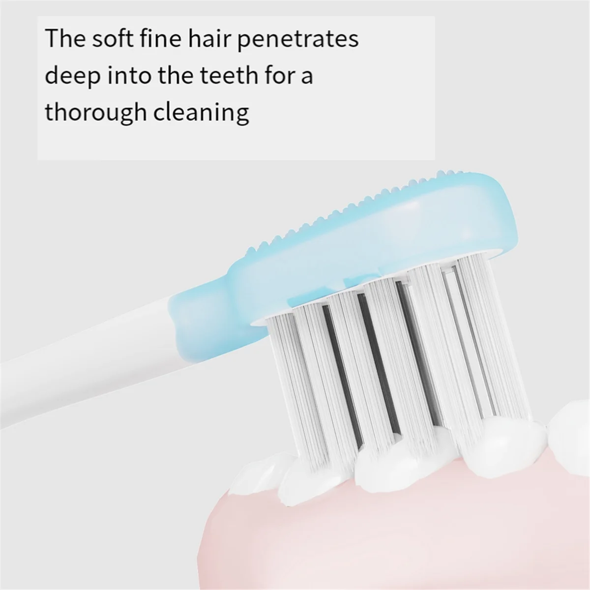 Newest  For Laifen Full Range Replacement Electric Tooth Brush Heads Clean Version Bright White Style