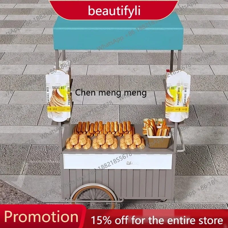 Q181 Stall trolley mobile stall cart shopping mall exhibition activities stall promotion truck