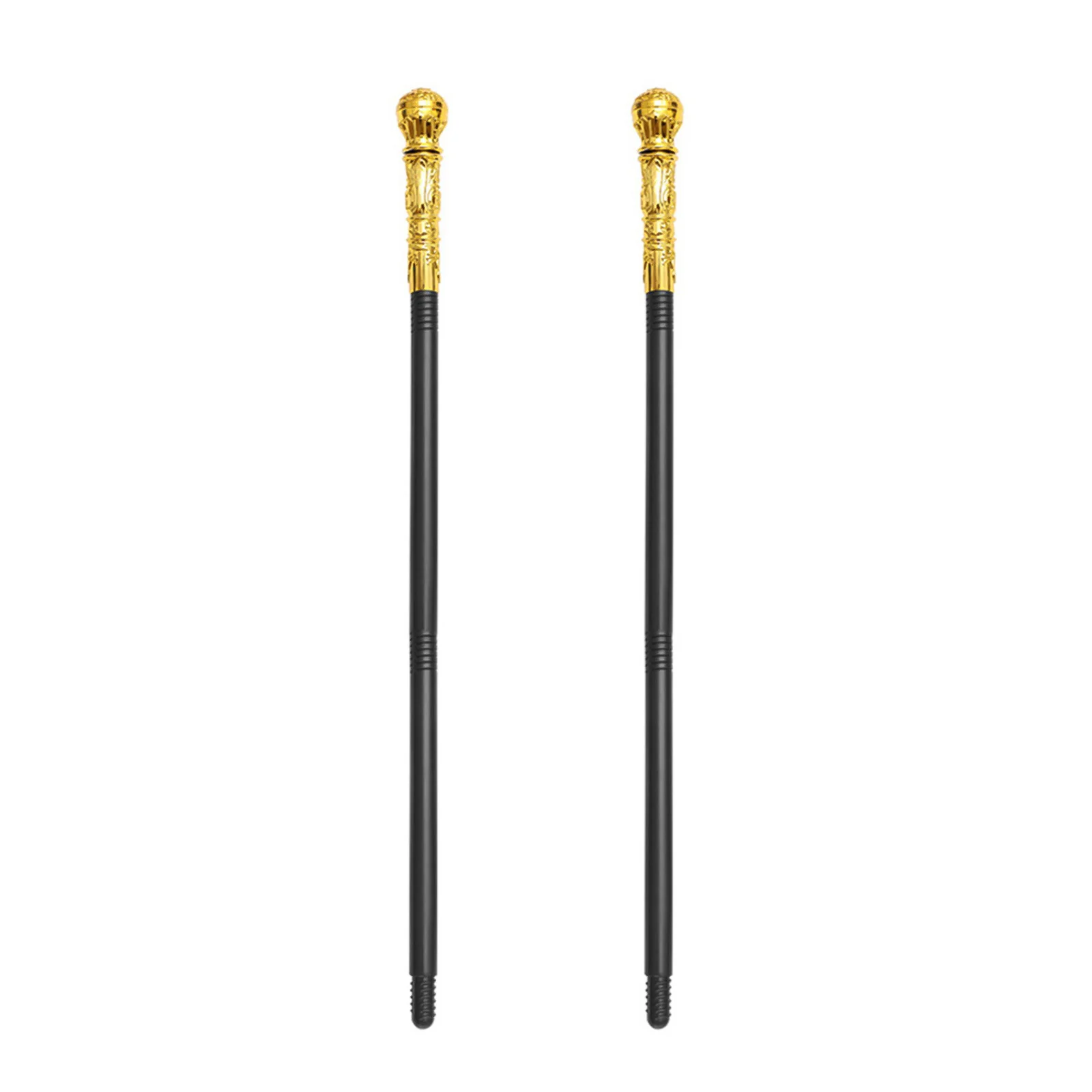 2 Stuks Koning Scepters Plastic Kostuum Wandelstok Afneembaar 3 Secties Lichtgewicht Decoratieve Rekwisieten Plastic