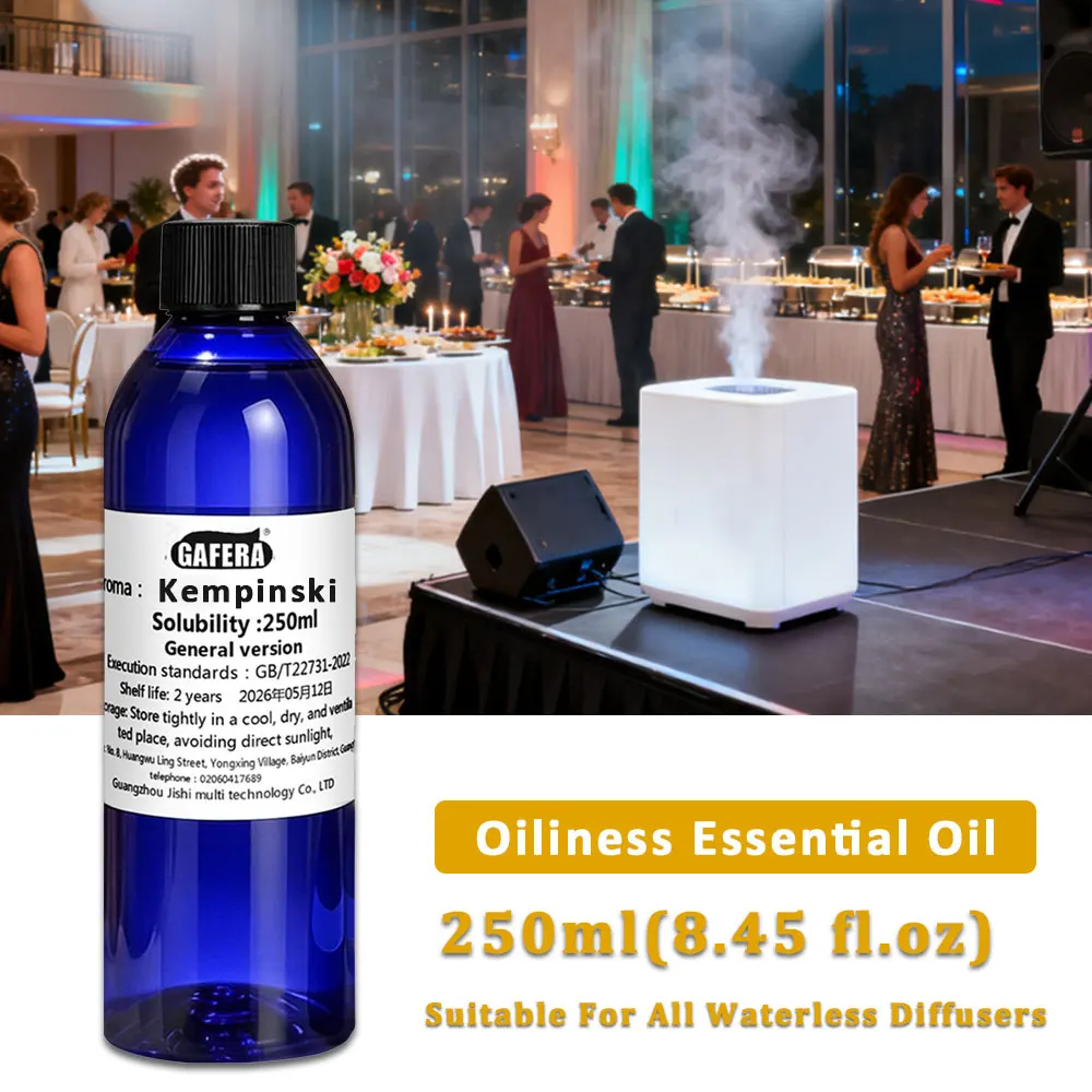 GAFERA 250ml(8.45 fl.oz) Kempinski/Shangri-La Essential Oil, For Waterless Diffuser, Fragrance Aroma Machine Replenishes Essence