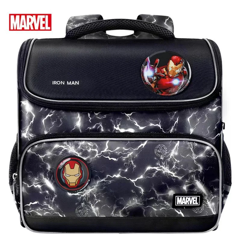 2024 New Marvel Comics Crossbar Children\'s Schoolbag High-value And Large-capacity Ridge Protection Schoolbag For Grade 3-6 Pupi