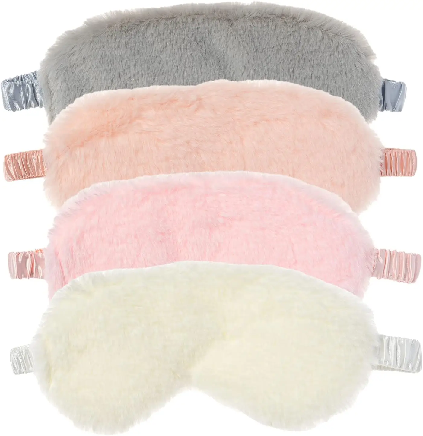 1PCS Sleeping Mask Sleeping Blindfold Soft Plush Eye Masks Cute Love Cloud Eye Cover Plush Mask Eyepatch Nap Health Eye Patch