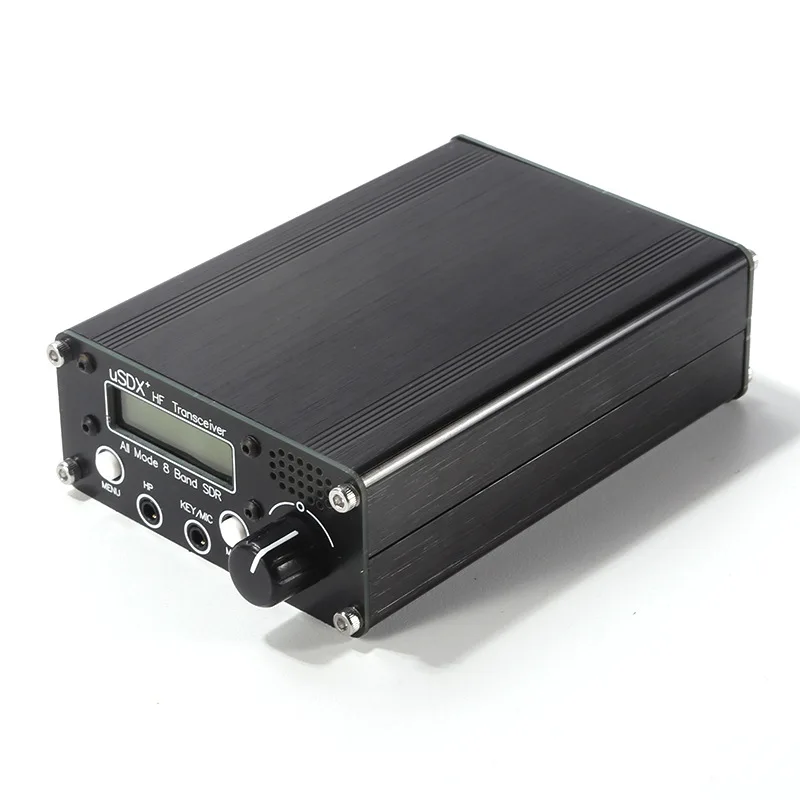 USDR USDX+Plus V2 8-Band SDR Transceiver HF SSB QRP LCD With Display Speaker Microphone HF Transceiver With EU Plug Durable