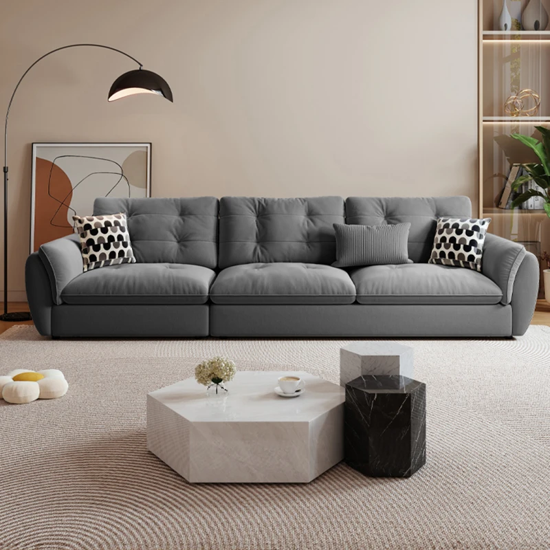 Pouf Relaxing Living Room Sofa Designer Replica Apartment Interior Living Room Sofa Elegant Modern Divani Da Soggiorno Furniture