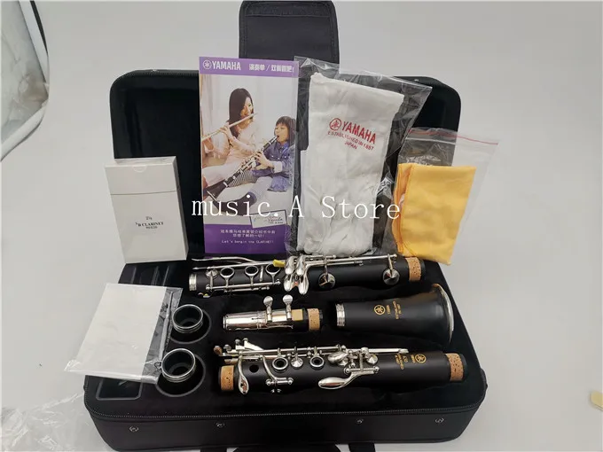 Clarinet 17 Key Falling Tune B /bakelite pipe body material Clarinet Woodwind Instrument