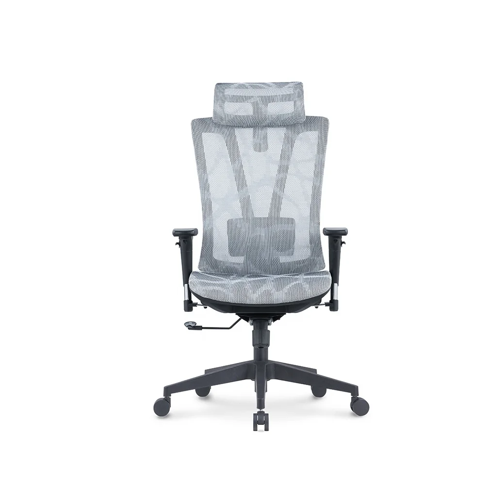 YYHC Gray Adjustable Revolving Swivel Lift Nesting Executive Office Chair High Back Stylish Mesh Ergonomic Office Chair