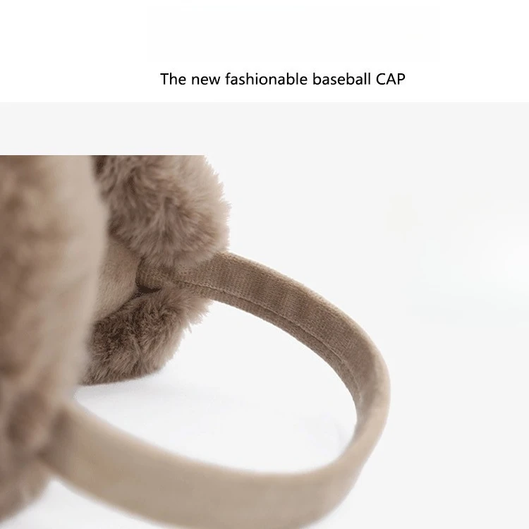 Cuscinetti auricolari pieghevoli per l'orecchio dell'orso per il nuovo calore invernale da donna e cura dell'orecchio carina per studenti antigelo