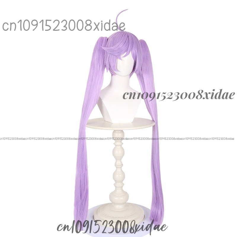 Manaka laala cosplay anime pripara traje peruca sousa sorriso peruca azul branco vestido lolita saia mulher adorável natal personalizado