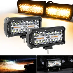 NAOEVO 7 inch LED Light Bar 4x4 Offroad 240W 6 Modes 12V 24V led Driving Fog Work Lamp for ATV Truck Boat Auto Accessories