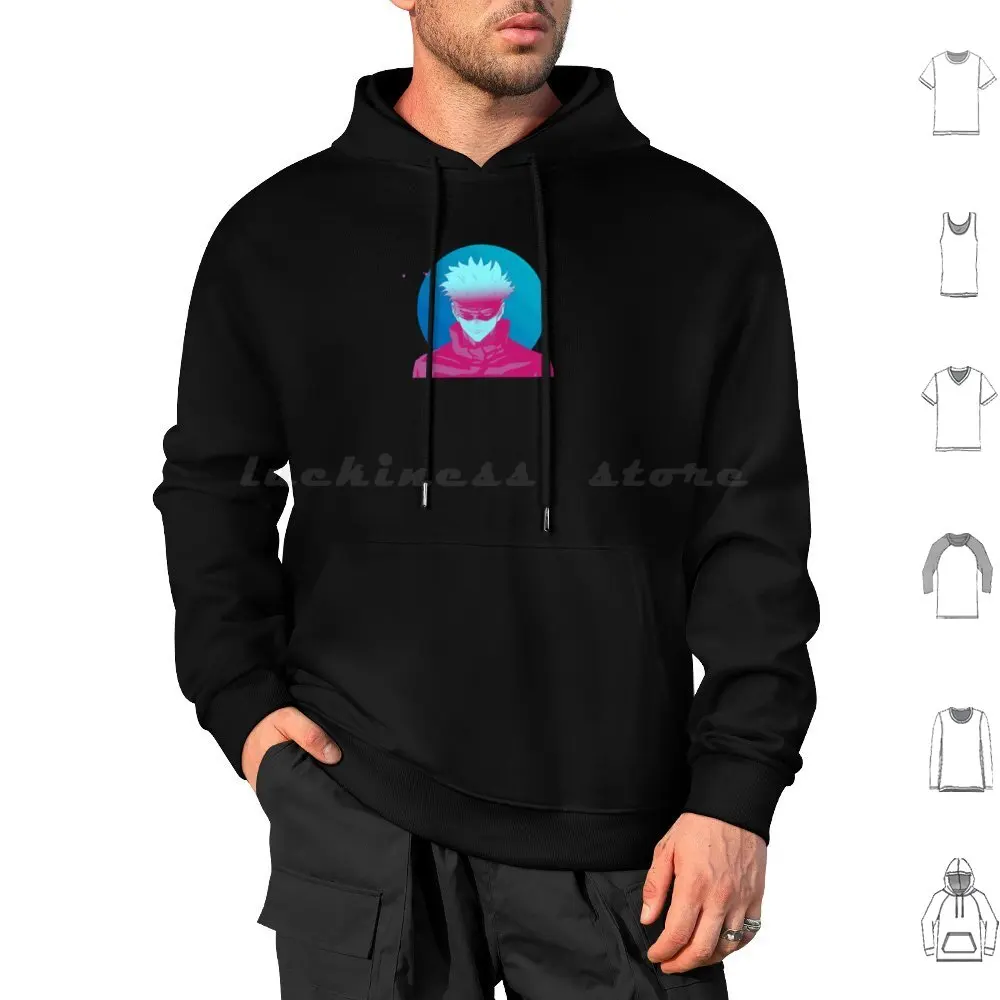 Aesthetic Gojo Satoru Hoodies Long Sleeve Kugisaki Nobara Nobara Kugisaki Jujutsu Kaisen Jjk Anime Weeb Gojo Satoru