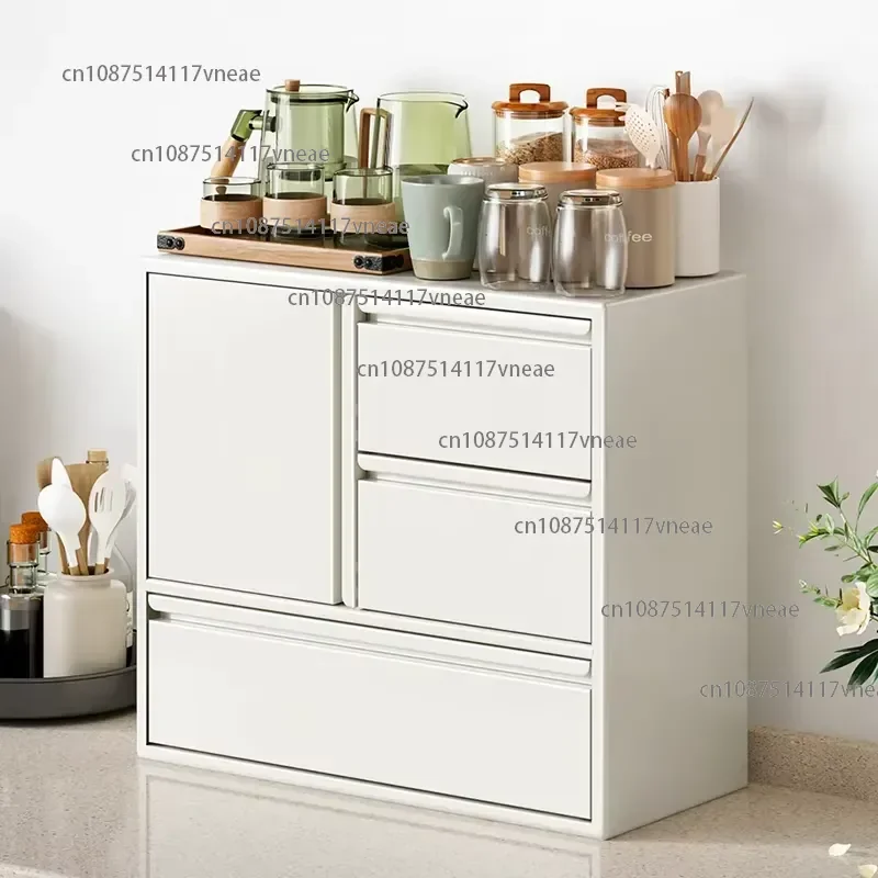 Metal Pull Out Storage Box Drawer Organizer Kitchen Countertop Cabinet Rack Multifunctional Desktop Sundries Holder