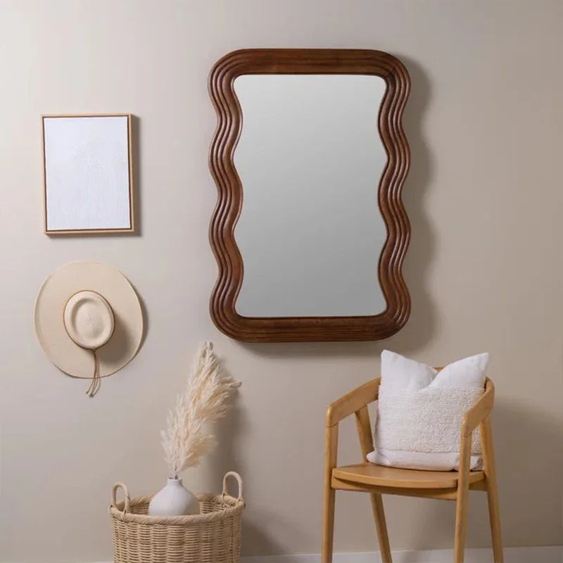 Flower Nose Mirror Lighting Interior Wall Decor Home House Decoration Aesthetic Living Room Decorations Home Bedroom Espelho
