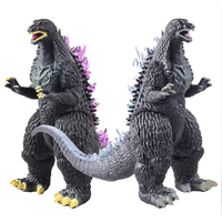 Godzilla Action Figure King Of The Monsters First Generation Anime Collect Model 22cm Soft Glue Dinosaur Kids Toys For Children