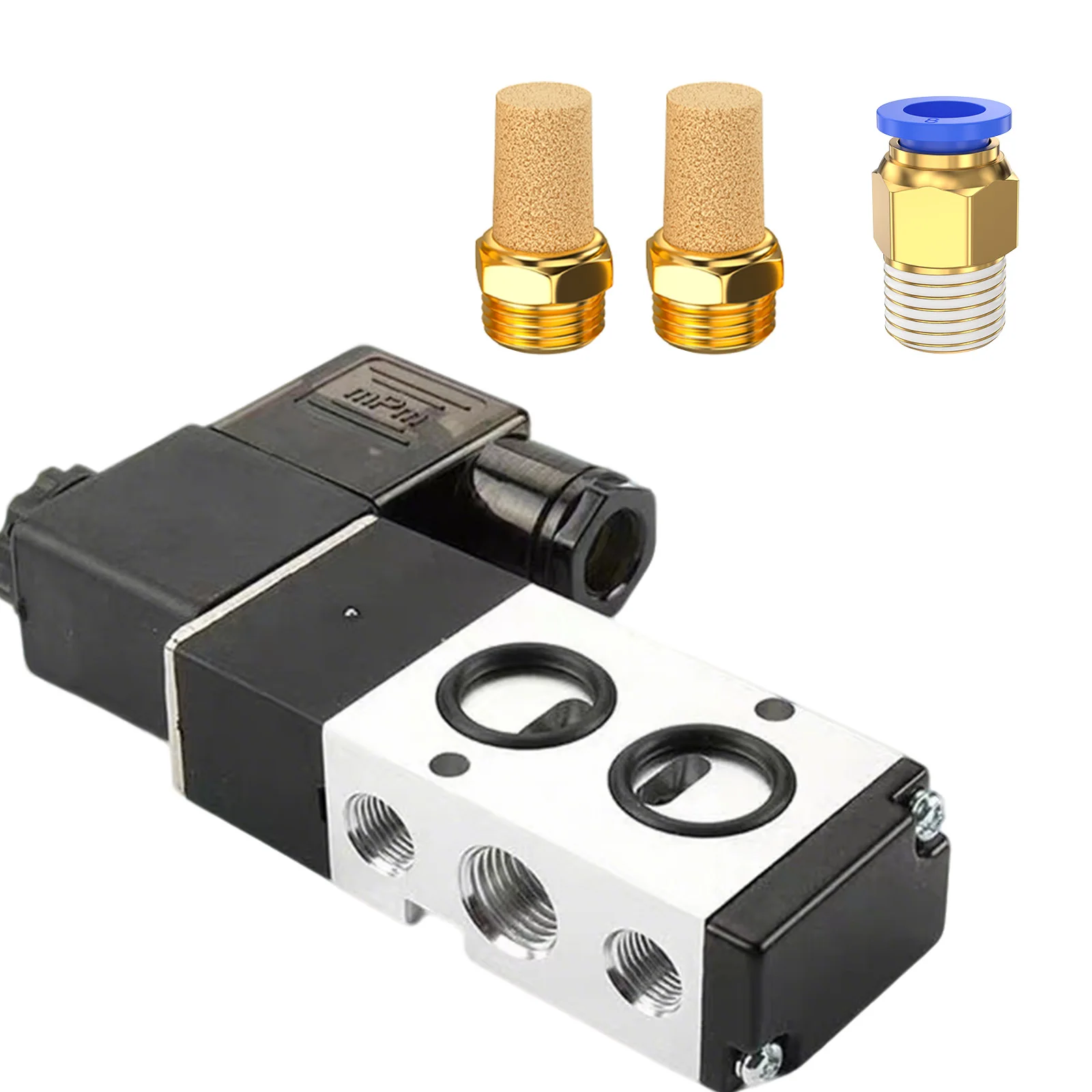 

Электромагнитный клапан пластинчатого типа 4M210-08 для управления цилиндрами, 220В, 2 позиции, 5 ходов, пневматический клапан с электронным управлением для пневматических систем