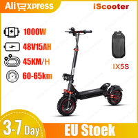 IScooter IX5S EScooters 1000W Motor 48V/15Ah Battery E-Scooter EABS Braking System 11-Inch Off-road Tires Fold Scooters Electric