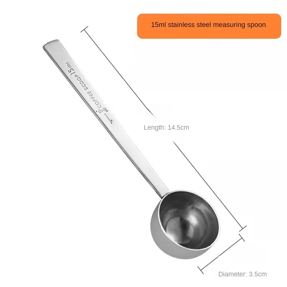 1/2/4PCS Coffee Spoon Convenient Does Not Rust Simple Wear-resistant Practical Household Measuring Spoon Portable Durable