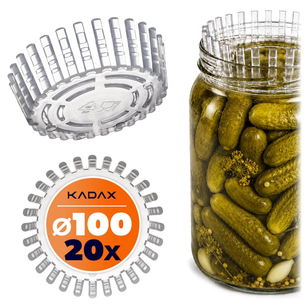 Image of Druckpressen für Prozessoren von Sitko-Gläsern zum Einlegen von Gurken Fi100 20 Stück