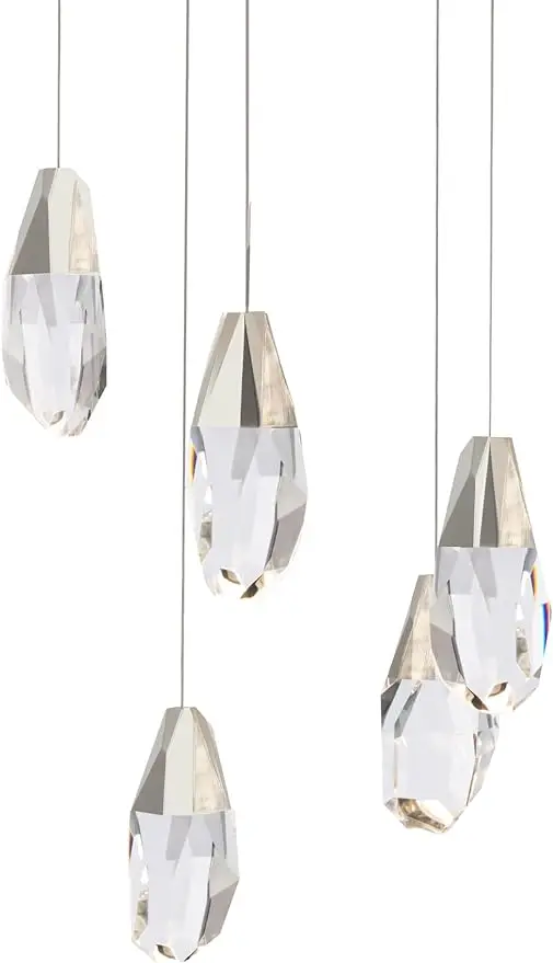 

Chandelier Pendant Light Polished Nickel lamps for living room suspension luminaire pendant chandelier