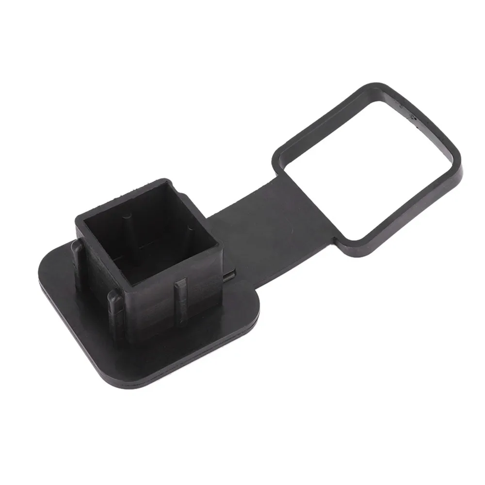 Fit Most Vehicles Rubber Receiver Cover Black Plug Cap Dust Protector Tube Plug Insert Car Accessory