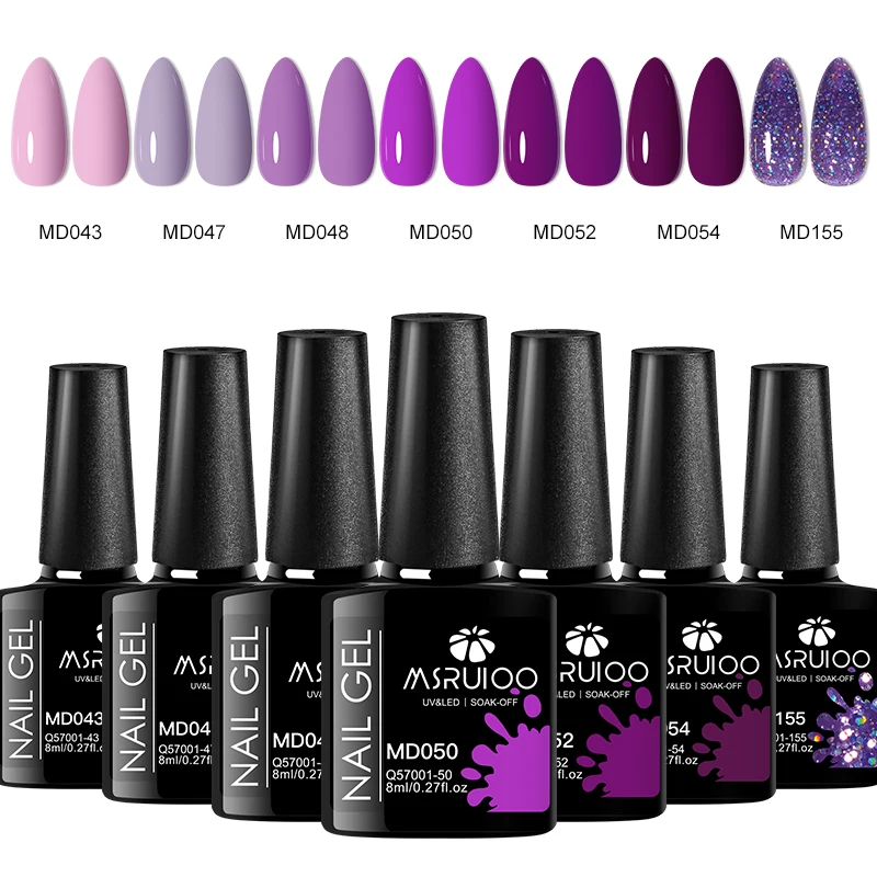 7-delige nagelgellakenset DIY Nail Art Design Alles voor decoratie Losweken UV-gel Langdurige manicure Schilderen Gel Vernis Kits