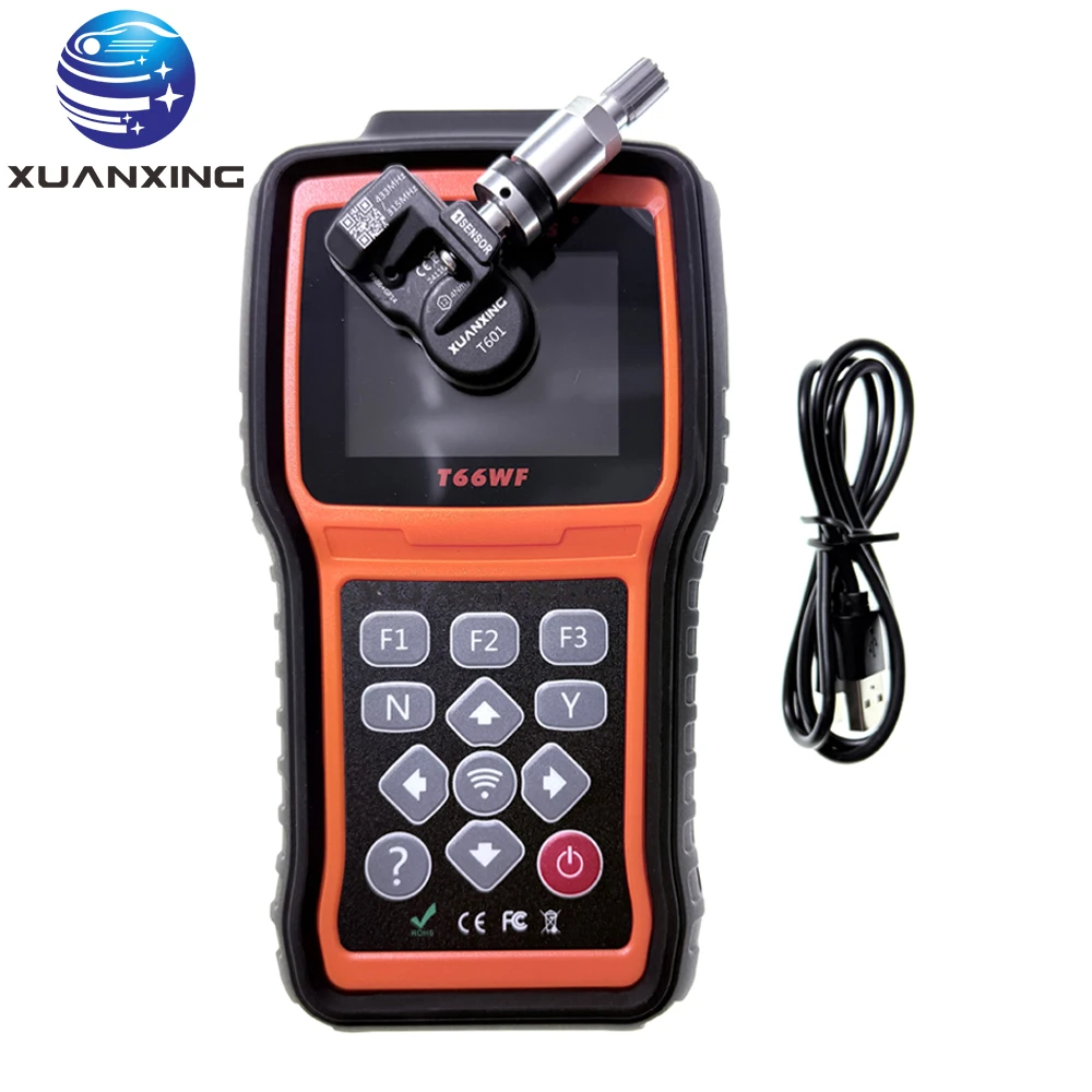 T66WF TPMS Diagnostic Tool Wifi Upgrade Tire Pressure Sensor Programming Code Reader Wireless Bluetooth OBD2 Scanner