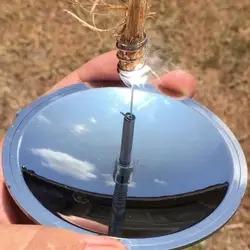 Outdoor Survival Fire Camping Solar Lighter Fire Emergency Travel Kits Portable Outdoor Tools Concave Mirror Outdoor Survival