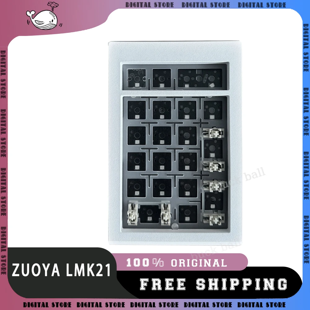 

Zuoya Lmk21 Numeric Keypads Kit 21keys 3Mode Wireless Bluetooth Numpad Aluminum Alloy Number Pad By Via Mini Keyboards Kit Gifts