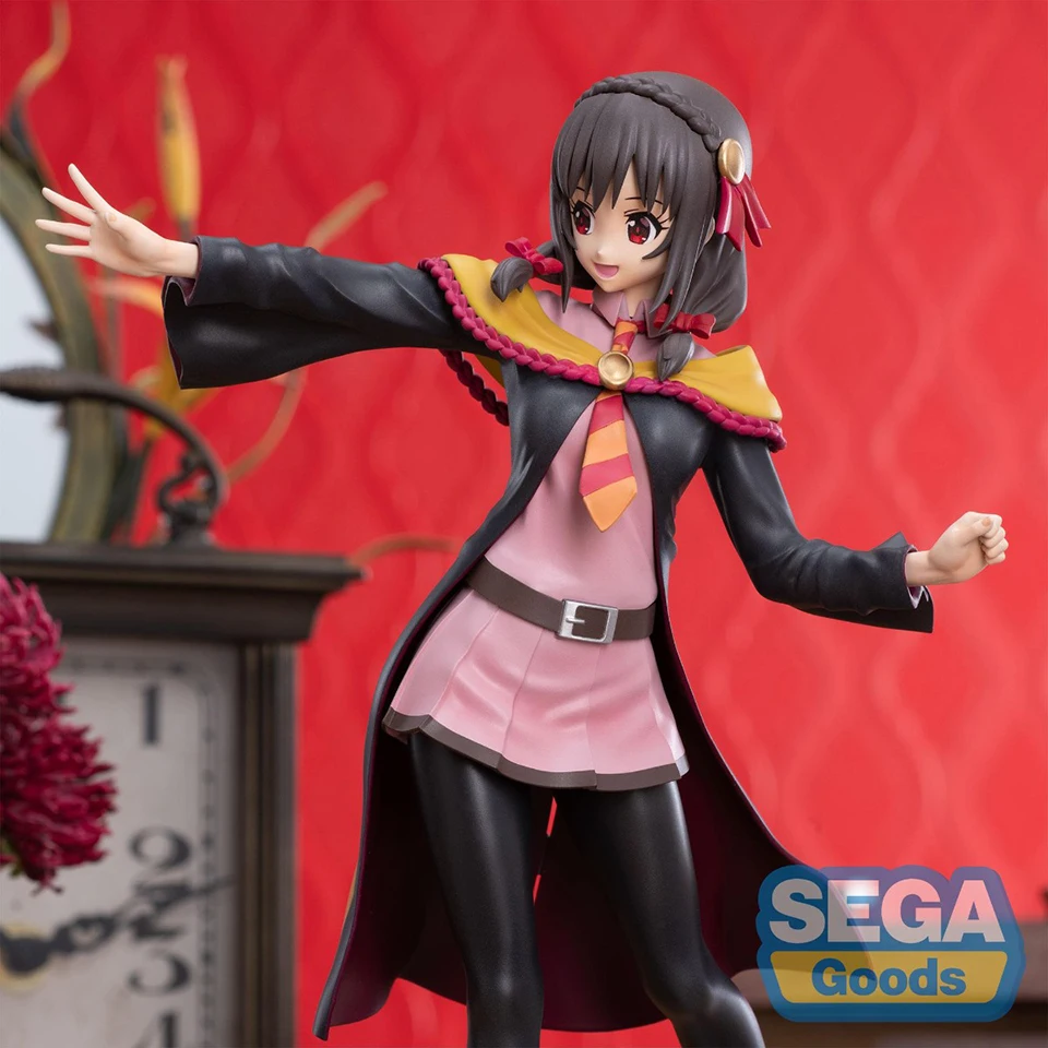 Original Genuine SEGA God's Blessing On This Wonderful World 16cm Yunyun Figurine Collectible Model Doll Toys For Girls