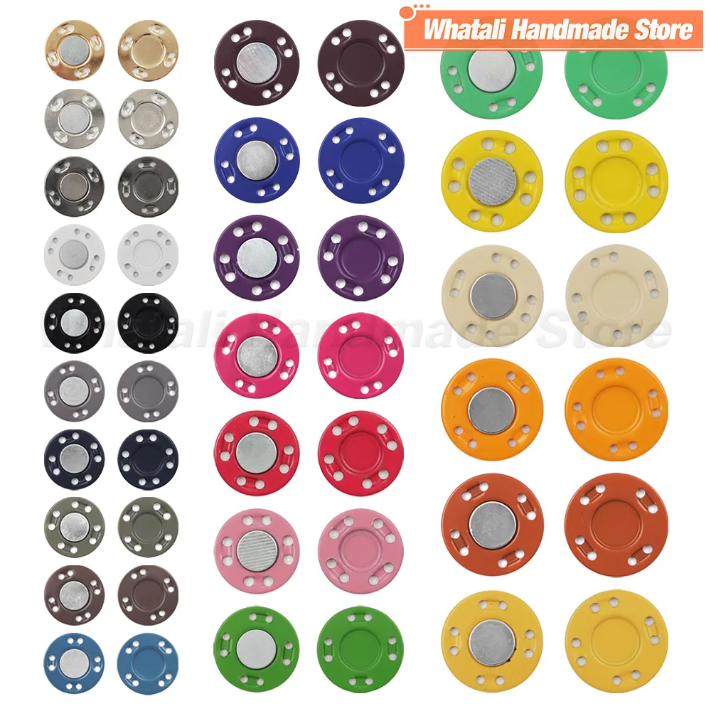 5 Pairs Magnetic Clothing Invisible Magnet Buttons Sewing Supplies For Jacket Coat Cardigan Bag Handmade DIY Sewing Snap