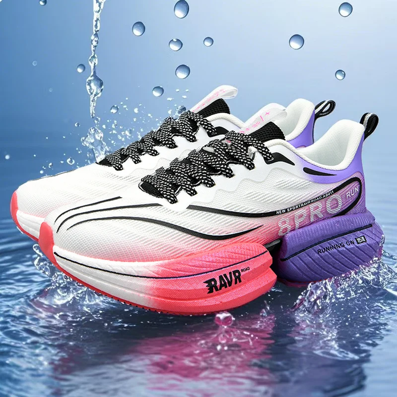 

Мужские кроссовки из углеродистой пластины, дышащие, с мягкой подушкой для тренировок в тренажерном зале, противоскользящая резиновая модная спортивная обувь для мужчин