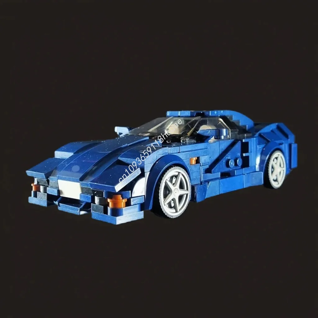 

412 шт. MOC Lister Storm City Champions супер автомобиль строительные блоки DIY креативные детские рождественские игрушки подарок