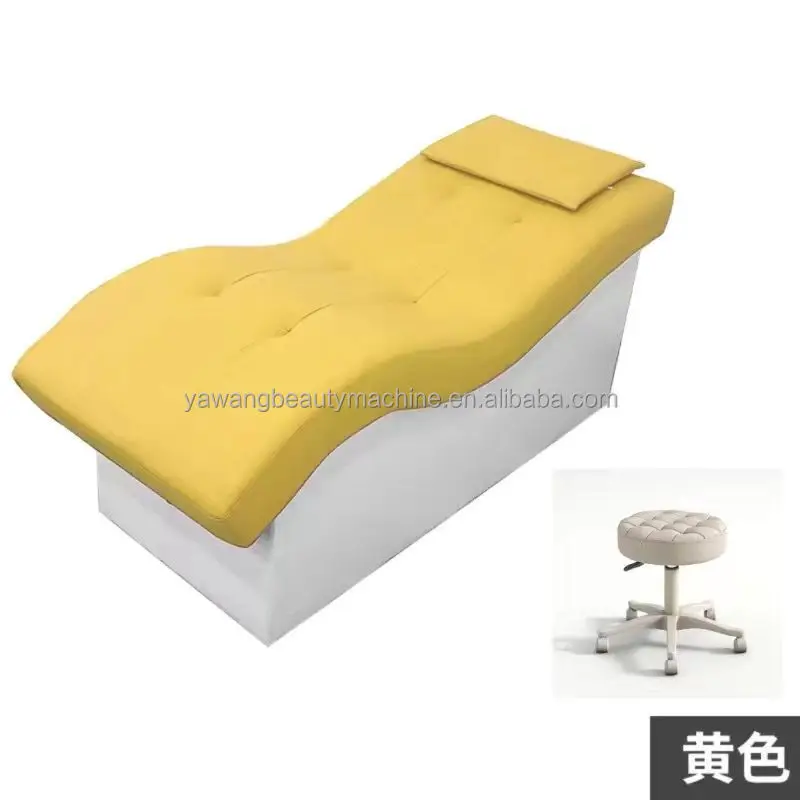 Beauty Treatment Massage Table, Ideal For Spas, Providing A Comfortable Experience For Facials And Eyelash Services, Beauty Chai