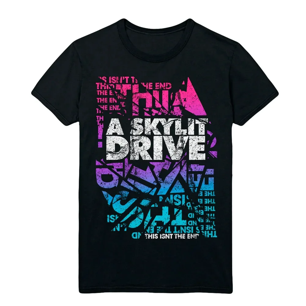 A SKYLIT DRIVE Band Cotton Black Full Size T Shirt MM1206 long or short sleeves