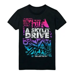 A SKYLIT DRIVE Band Cotton Black Full Size T Shirt MM1206 long or short sleeves