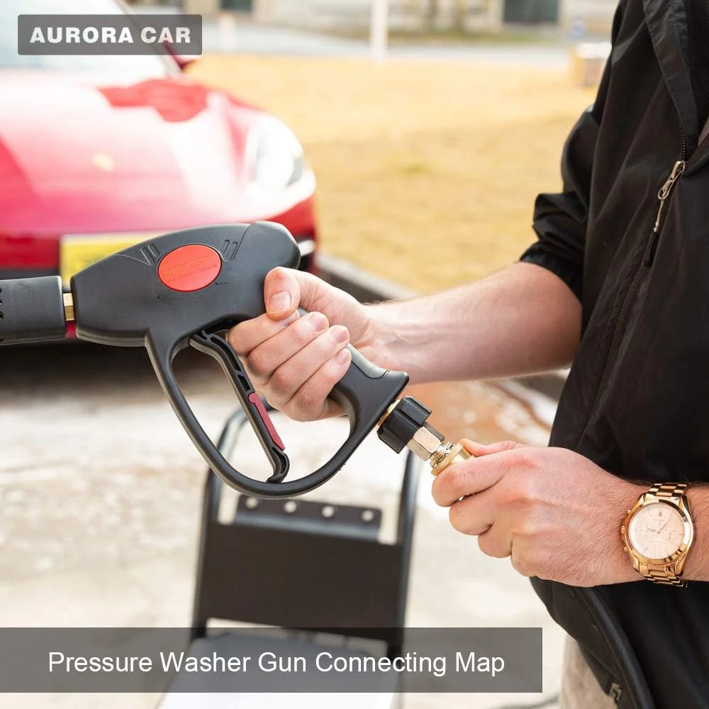 وصلات طقم توصيل سريع دوارة ، ملحقات غسالة الضغط العالي ، 41 PSI ، M22 ، G1 ، 4 "، M22 ، 14