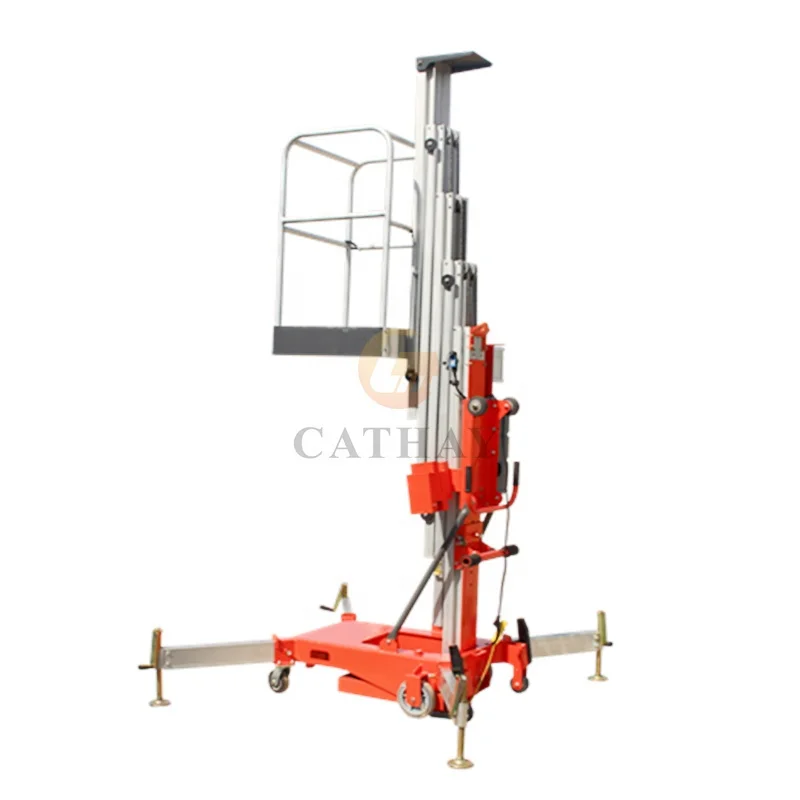 Equipment Electric Man Ladder Hydraulic Lifting Machine For Construction