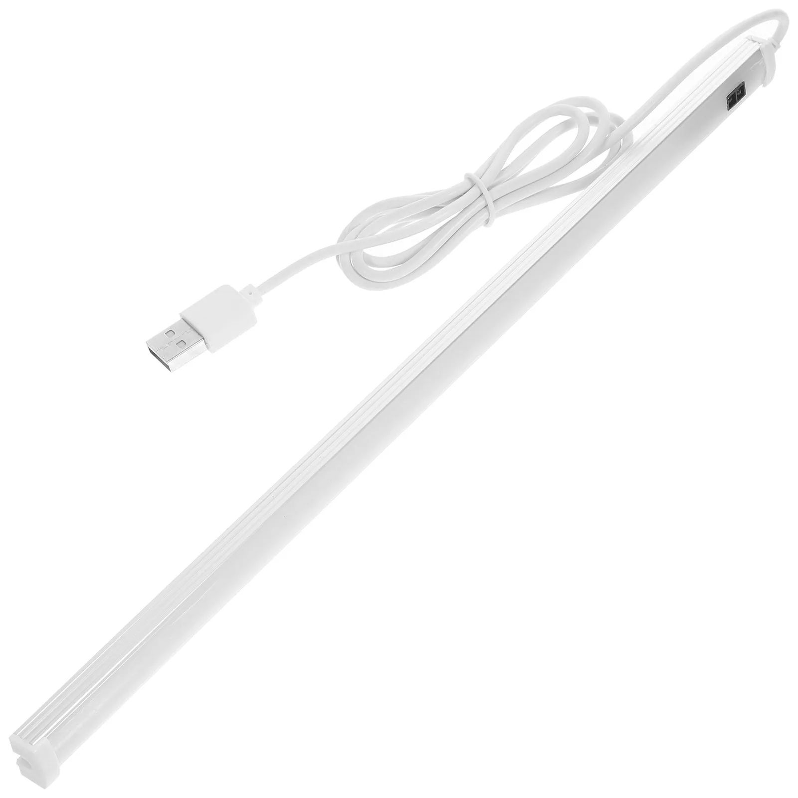 1Pcs Induction LED Strip Light 30Cm White Intelligent Sensor Wall Cupboard Stair Bed Lamp USB Hand Sweep Home Use Energy Saving
