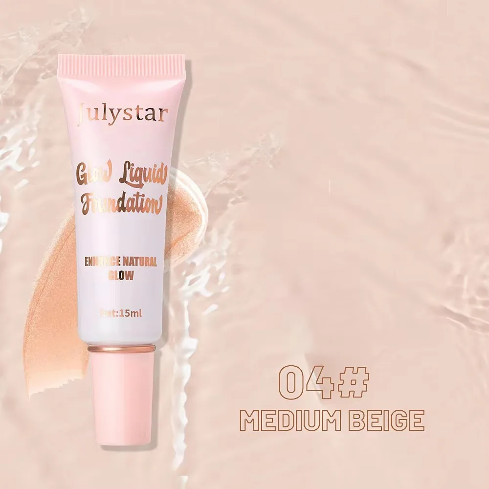 新しい液体パール調ファンデーション防水持続性高カバー力コンシーラー明るく 3D 輪郭シャドウ顔ボディハイライター