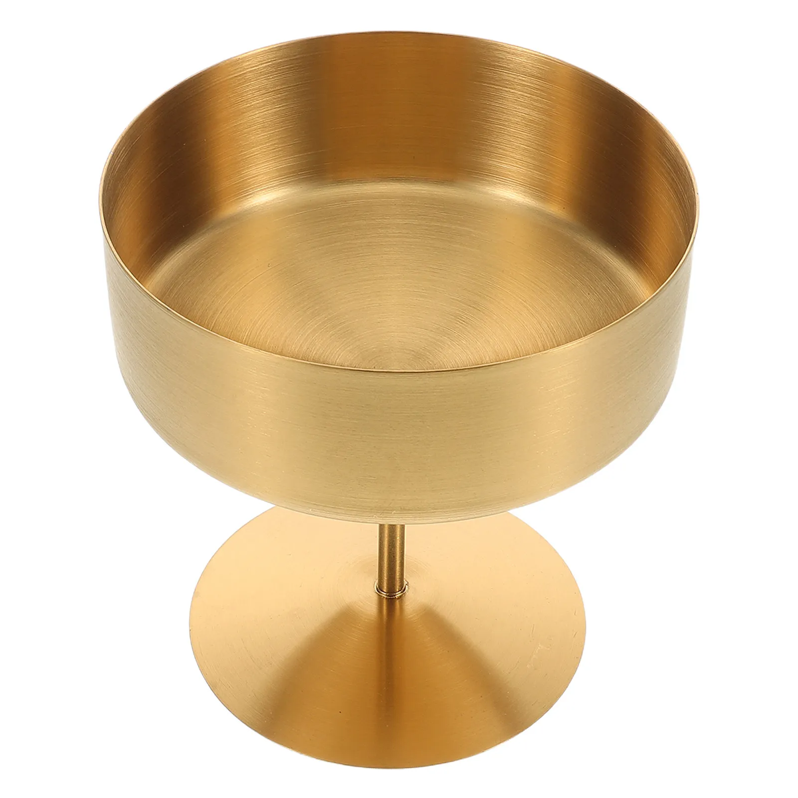 

Footed Stainless Steel Dessert Cup 400Ml Elegant Ice Cream Bowl Pudding Serving Dish Modern Metal Mini Dessert Bowls for Party