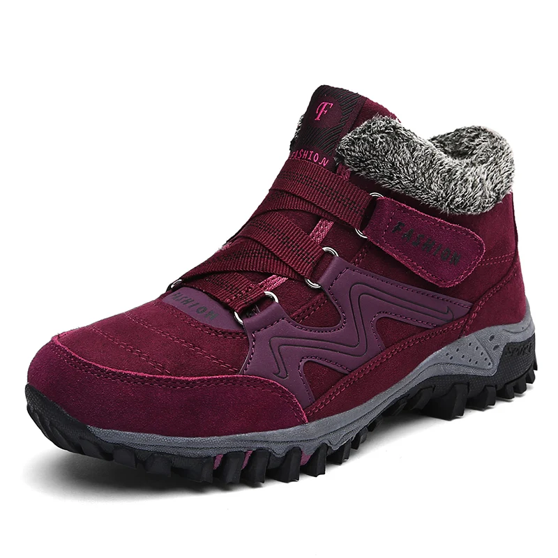 Winter Warme Stiefeletten Männer Frauen Outdoor Wandern Schuhe Berg Schneeschuhe Schnee Stiefel Trekking Plus Große Größe 49 50 51 52 53 54