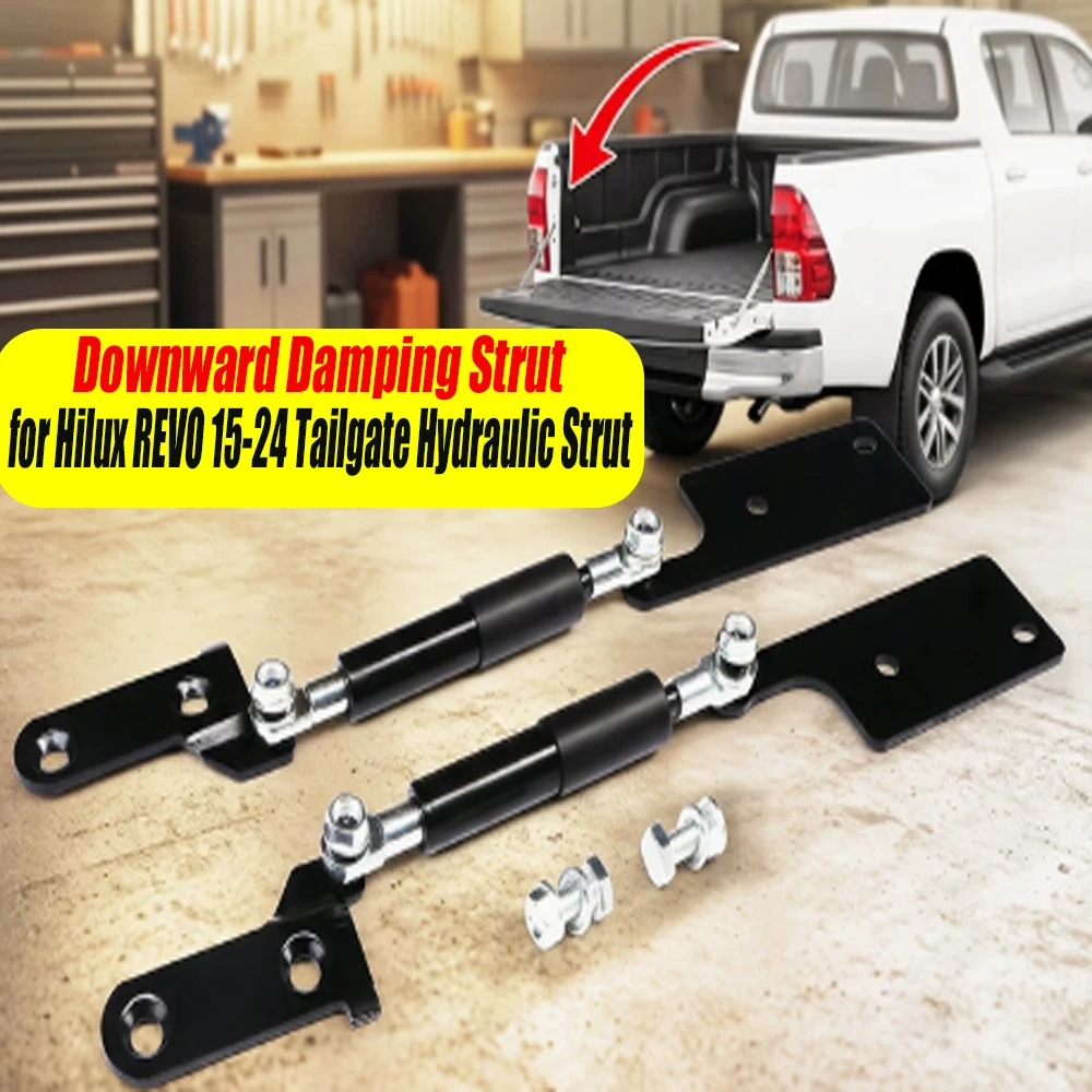 Tailgate Damper Slow Down Strut For Toyota for REVO GUN125 2015-2024 Pickup Rear Tail Gate Hydraulic Support Shock Absorber