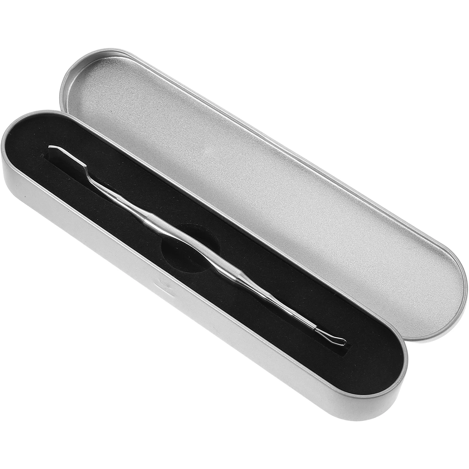 أداة العناية ببشرة الوجه من الفولاذ المقاوم للصدأ، مستخرج الرؤوس السوداء ثنائي النهاية لتنظيف المسام العميقة وأداة إزالة الرؤوس السوداء #2