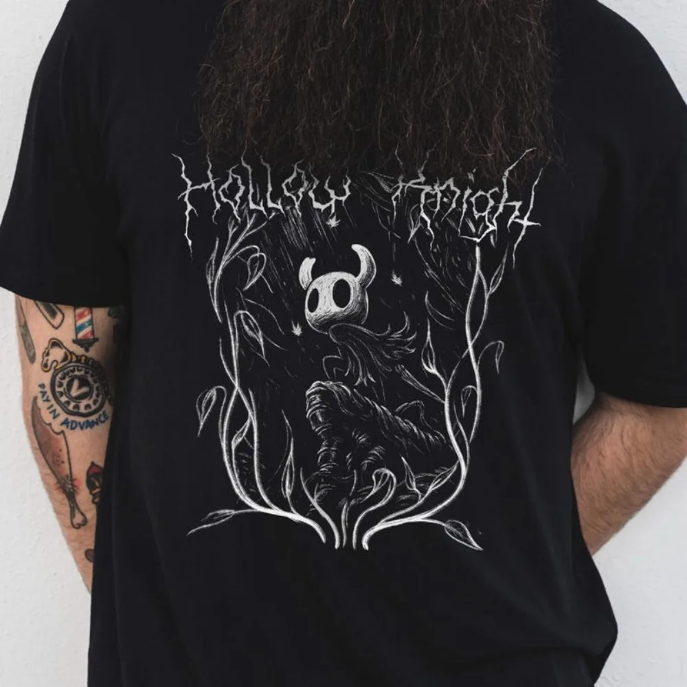 قميص لعبة مستقلة تي شيرت موضة تي شيرت الظلام الخيال باجو المعادن نمط ريترو قميص هولو نايت #1