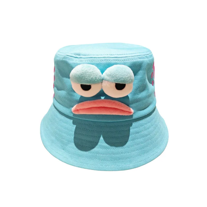 SpongeBob Schwammkopf Bikini Bottom Fisch-Bucket-Hat, niedlicher Cartoon, verstellbare Sommer-Sonnenkappe, Outdoor-Strand-Reise-Geschenk für Fans